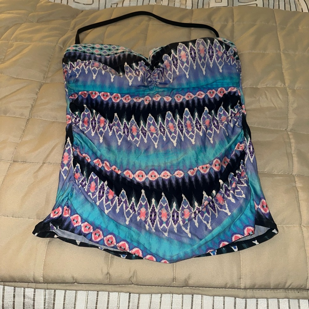 La Blanca Multicolor Strapless Swim Top